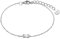 XENOX Damen 925 Sterling Silber Armband mit Anhänger und Zirkonia in silberfarben - XS6030