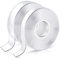 HEEYoo Doppelseitiges Klebeband Extra Stark Transparent Nano Klebeband Abnehmbar und Spurlos Hitze Feuchtigkeitsbeständig (2 Rollen:2CM*3M)