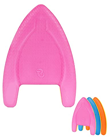 Gukasxi Schwimmbrett Kickboard für Kinder und Erwachsene, Kinder Schwimmhilfe Schwimmen Kickboard mit Griffen, Schwimmboard Für Schwimmübungen & Training (Rosa)