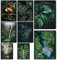 HappyArts® | Premium 8er Poster Set | Bilder Wohnzimmer Deko Schlafzimmer | Urban Jungle Dschungel Pflanzen Botanik Monstera (ohne Rahmen)