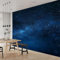 Fototapete 3D Sternenhimmel Dunkelblau 350x256 cm Vlies Tapeten Wandtapete Moderne Wanddeko Design Wand Dekoration Wohnzimmer Schlafzimmer