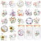 Bible Verse UV DTF Cup Wraps, 20 Sheets Christian Inspirational Quotes Stickers with Floral Designs, Waterproof Religious Transfers for 16 oz Tumblers, DIY Crafts & Gifts