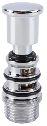 Enwye Válvula desviadora de Agua para Ducha de latón Cromado con Resorte, Adecuada para el Control del Flujo de Agua del baño.