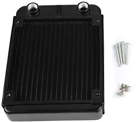 Radiador de intercambiador de Calor de PC de Alto Rendimiento, Radiador de Tubo de Enfriador de Agua de Aluminio Radiador para s de enfriamiento de Agua de la computadora Diseño (360 mm)