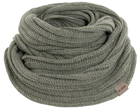 KNIT FACTORY - Nica Loop Schal - One Size | Gestrickter Schlauchschal - Herbst & Winter Essentials - Neckwarmer - Für Damen und Herren - Strickschal mit Wolle