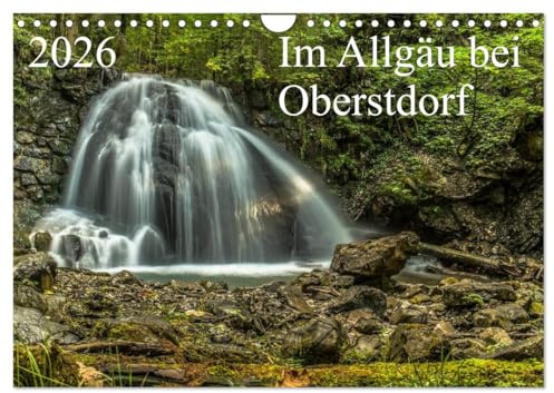 Im Allgäu bei Oberstdorf (Wandkalender 2026 DIN A4 quer), CALVENDO Monatskalender: Beeindruckende Landschaftsbilder aus dem schönen Allgäu. (CALVENDO Natur)