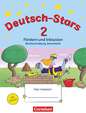 Deutsch-Stars - Allgemeine Ausgabe - 2. Schuljahr: Fördern und Inklusion - Übungsheft - Mit Lösungen