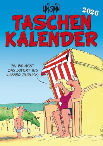 Uli Stein Taschenkalender 2026: Praktischer Terminplaner mit viel Platz zum Eintragen für unterwegs (Uli Stein Kalender 2026)