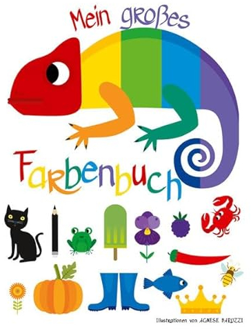 Mein großes Farbenbuch: Ein prächtiges Pappbilderbuch ab 3 zum Farbenlernen