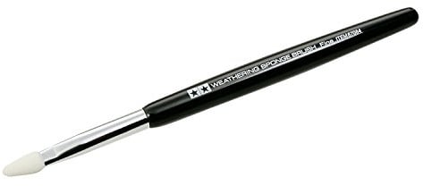 TAMIYA TAM87084 300087084 Weathering Brush Fine Foam,Black,2.93 l (Pack of 1)