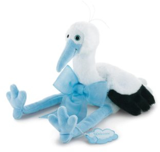 Trudi 28069 Storch blau