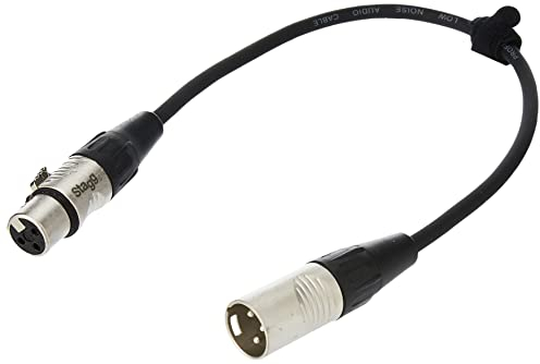 Stagg 19310 30 cm 3 Pin Male to Female XLR Patch Cable