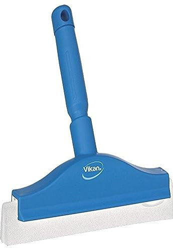 Vikan 77513 - Escobilla de goma de espuma de polipropileno con cabezal fijo, 25,4 cm, color azul