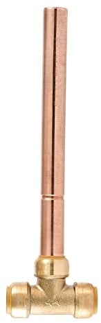 SharkBite 22632LF Brass Push Water Hammer Arrestor, Copper, 3/4 in. Residential