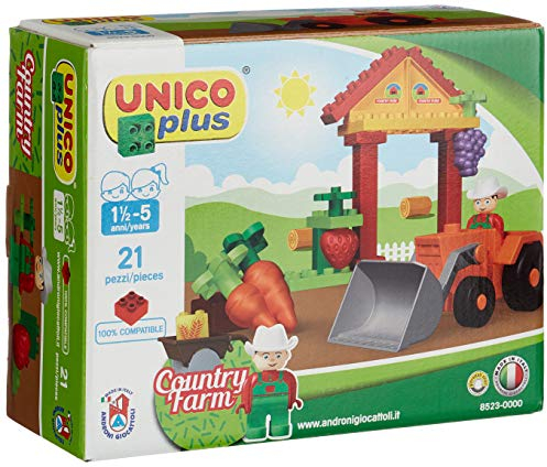 Unico Plus – Bauernhof Kleine Baukasten (Androni 8523)
