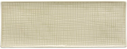 Rosenthal Mesh Cream Platte 34 x 13 cm flach