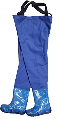 TAMS Kinderwathose Dunkelblau 28/29 Matschhose Kinder wathose Anglerhose Fischerhose Spielhose