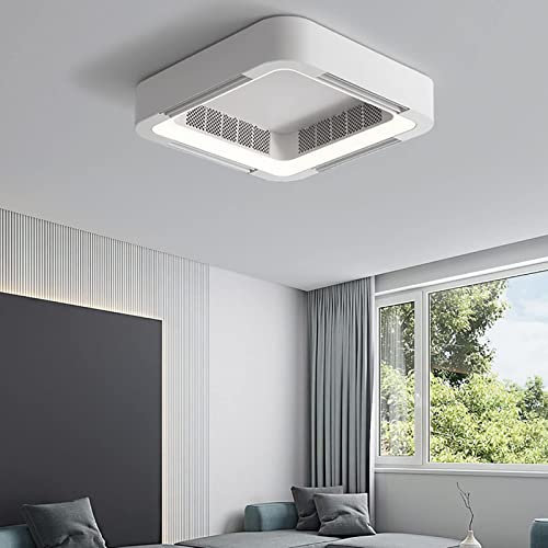 Ventilador Techo Con Luz Led Silencioso Y Mando Ventilador Sin Aspas Regulador Habitacion