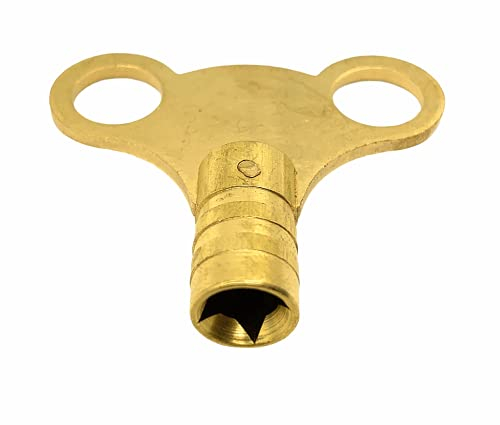 Brass Radiator Bleed Key for Removing Trapped Air/Valve Venting