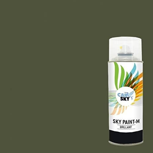 CARSKY Bombe de peinture RAL Vert Olive 6003 finition brillante 400ml