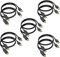 Thin DisplayPort to HDMI Cable 10-Pack, 3 FT DP to HDMI Display Port Cord Adapter Male to Male Cord Gold-Plated Braided Compatible with Dell, HP, Insignia, ASUS, AMD and More