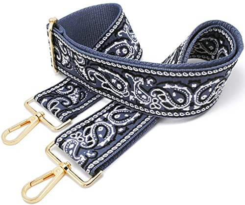 Schulterriemen Für Taschen Taschengurt Breit Damen Bunter Verstellbarer Taschenriemen Zubehör Schultertasche Strap Umhängegurt Breit Bag E03 Gold/5cm