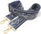 Schulterriemen Für Taschen Taschengurt Breit Damen Bunter Verstellbarer Taschenriemen Zubehör Schultertasche Strap Umhängegurt Breit Bag E03 Gold/5cm
