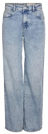 Noisy May Women's Nmyolanda Mw Wide Str Az236lb Noos Jeans