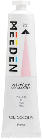 MEEDEN Artist Grade Oil Paint: Pale Pink - 170ml Tube, Professional Art Paints for Canvas Painting