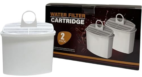 Nispira KWF2 Wasserfilterkartusche Ersatz für Braun Kaffeemaschine KWF2 3105 3107 3112 3116 KF600 KF580 KF510 KF190 KF180 KF157 KF150 KF145 KFT16, 2 Stück