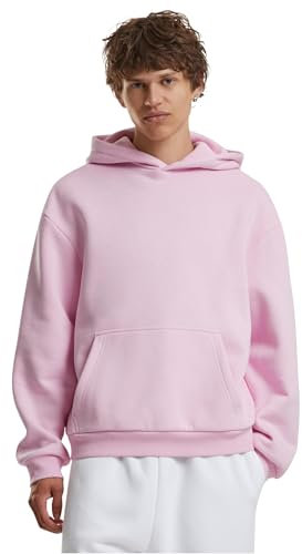 Build Your Brand By284-fluffy Hoody Sweat-Shirt à Capuche, Rose Doux, 3XL Homme