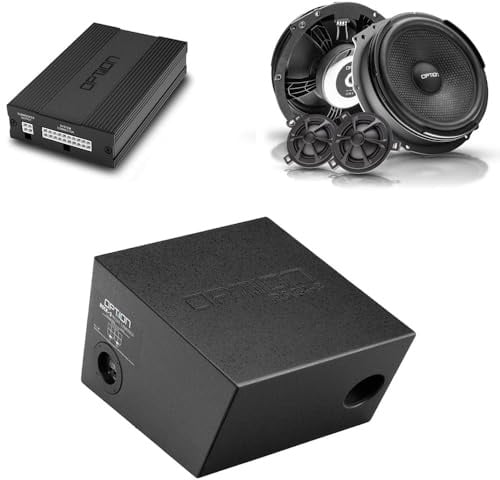 Option DSP-Soundupgrade V2 kompatibel mit VW T5 (Typ 7H/7E) - 100% Plug & Play Soundupgrade mit DSP-Verstärker, Subwoofer und Front-Lautsprecher