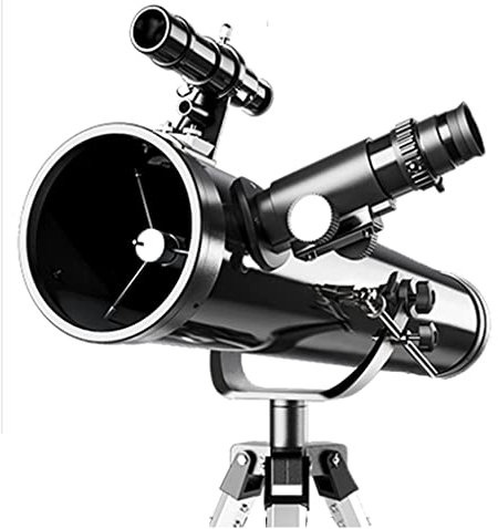 Telescope Astronomie-Teleskop, tragbares Teleskop – einfach zu bedienen – ideal für Kinder und Anfänger – Astronomie-Teleskop für Mond- und Sternenbeobachtung (Schwarz E) Telescope