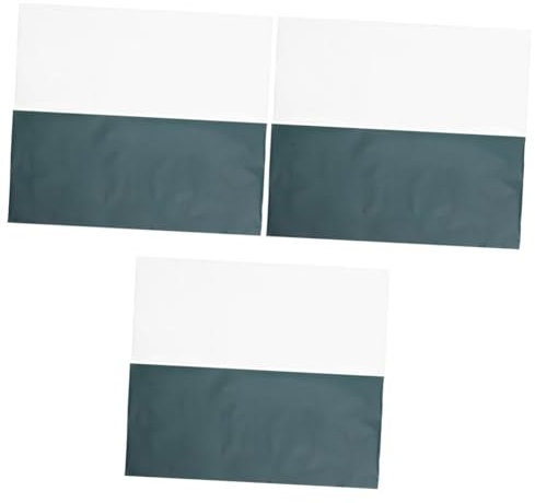 NUOBESTY 3 Sätze Große Weiße Tafel Lapboards Kreidetafel Löschbar Markierungstafel Liste Informationen Whiteboard Trocken Abwischbares Whiteboard Informationstafel Reißbrett Pvc 2 Stück * 3