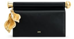 JW PEI Damen Holly Verzierte Clutch mit Metallanhänger