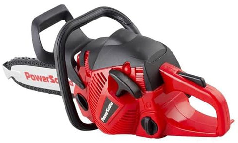 SZLIFE Motosega Giocattolo per Bambini, Gioco educativo, Motosega elettrica Portatile e Leggera, Strumento di Costruzione per Il Regalo di Viaggio per i, Rosso con Lato Nero