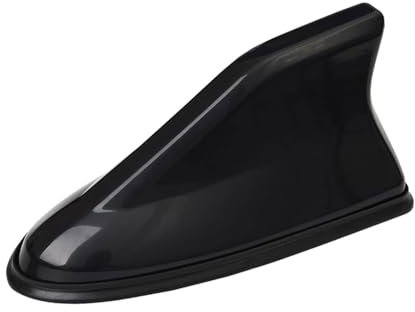 Hytplmkqenr Antenne Requin Voiture pour Renault Captur 2013 2014 2015 2016 2017 2018 2019, Toit Signal Booster Antennes Antenne Radio Base AdhéSive Voiture Modification Accessoire,Black