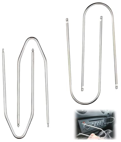 Tomedeks 4-pack Car Radio Removal Tool Key, U & V Shape Universal Audio Release Keys,CD Player Pins Universal Pin for Easy Access & Repair