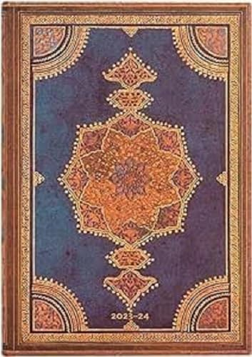 Paperblanks 18-Monatskalender 2023-2024 Safawidische Bindekunst | Horizontal | Midi (130 × 180 mm)