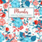Mercedes 2020 - 2021 Weekly Planner | Two Year Planner: Personalized Name Planner Floral Print Calendar