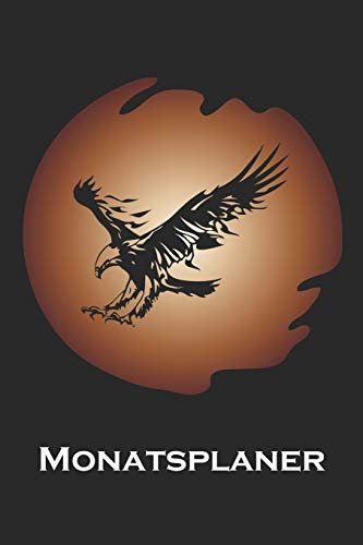 Monatsplaner: Monatsplaner, Termin-Kalender | Geschenk-Idee für Adler Fans | A5 | 120 Seiten