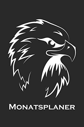 Monatsplaner: Monatsplaner, Termin-Kalender | Geschenk-Idee für Adler Fans | A5 | 120 Seiten
