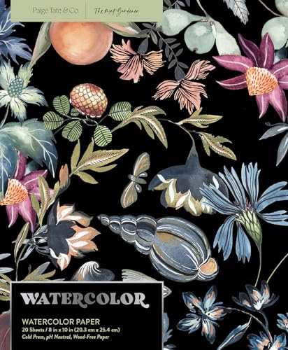 Watercolor Notepad: 20 sheets / 40 pages of Watercolor Paper, 8x10 in, 200 GSM, (Bleed-proof Framing Water Color Paper) (Watercolor Workbook Series, 4)