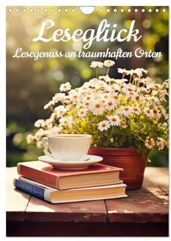 Leseglück (Wandkalender 2025 DIN A4 hoch), CALVENDO Monatskalender