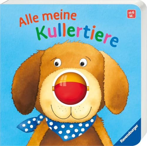 Alle meine Kullertiere - Baby-Buch für Kinder ab 6 Monaten, Spielbuch mit Rasselkugel