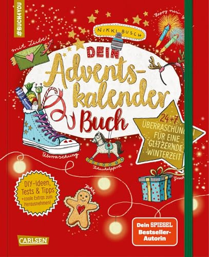 #buch4you: Dein Adventskalender-Buch: 24 + 7 Überraschungen für eine glitzernde Winterzeit | Ausfüllbuch für mehr Weihnachtslaune