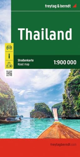 Thailand Road Map - 1:900,000 scale (freytag & berndt Auto + Freizeitkarten, AK 184)