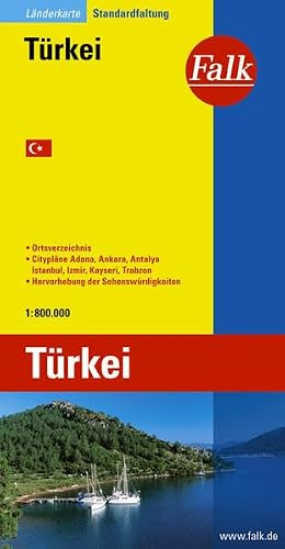 Falk Länderkarte Türkei Gesamt 1:800.000