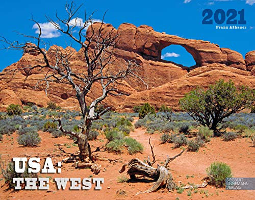 USA The West Calendar 2021 | 58 cm x 45.5 cm | Wall Calendar America: Großformat-Kalender 58 x 45,5 cm
