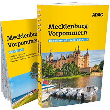 ADAC Reiseführer plus Mecklenburg-Vorpommern: Mit Maxi-Faltkarte und praktischer Spiralbindung